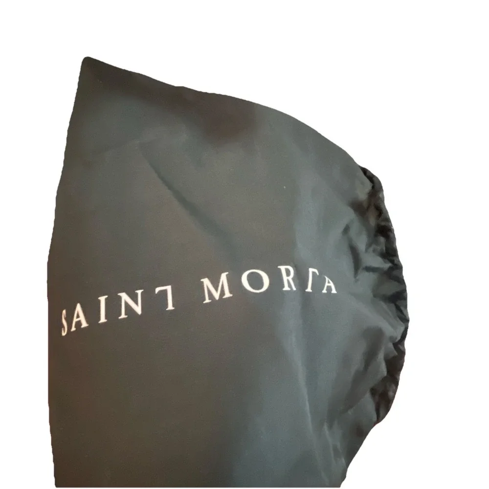 NIB SAINT MORTA Men Leather Sz US 12 EU 46 Chunky Chelsea Boot Taupe Dust Bags‎
